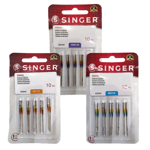 Agulha Maq. Doméstica SINGER 10un