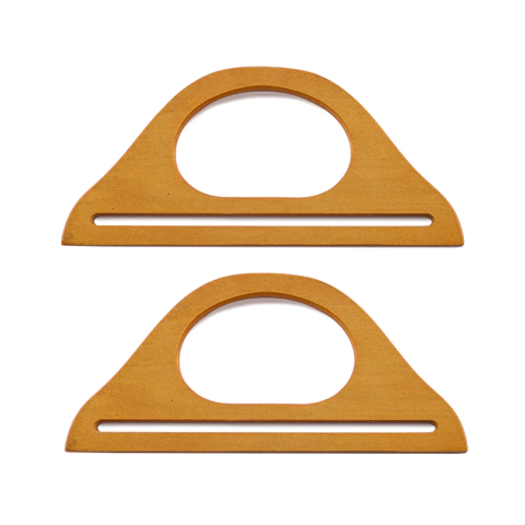 Alça de Madeira Vazada 11,5 cm x 25 cm