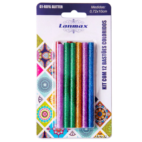 Cola Quente Bastão Gliter Lanmax - 12UN