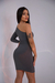 VESTIDO MANGA ÚNICA GLOW - loja online
