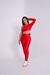 Imagem do CONJUNTO CIRRÊ CROPPED OMBRO ÚNICO MANGA LONGA E CALÇA