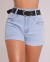 SHORTS JEANS COM CINTO PRETO - USE LIVIA RAFAELLE 