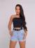 SHORTS JEANS COM CINTO PRETO - comprar online