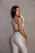 CONJUNTO CIRRÊ CROPPED OMBRO ÚNICO MANGA LONGA E CALÇA na internet