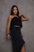 SAIA COM FENDA JEANS PRETO na internet
