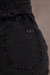 SAIA COM FENDA JEANS PRETO