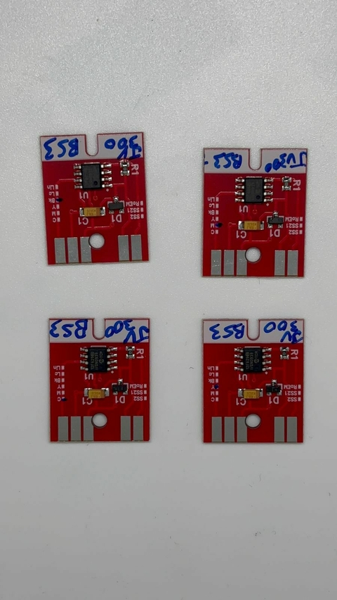 Kit Chip Full Mimaki Bs3 (4 chips) - Chip Permanente - CJV30, CJV33, CJV150, CJV300, JV150 e JV300