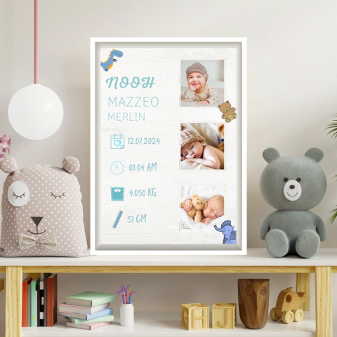 QUADRO MATERNIDADE BLUE