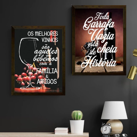 Quadro Porta-Rolhas Decorativo