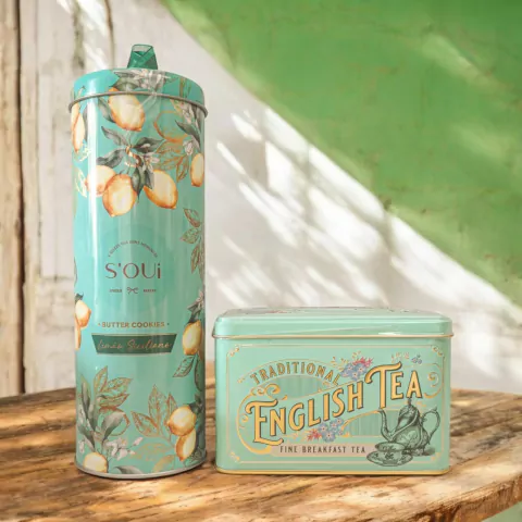 CESTA DE CHÁ BUTTER COOKIES