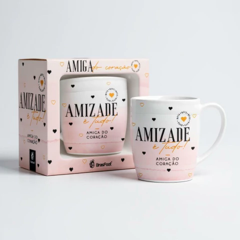 CANECA DE PORCELANA | AMIZADE - comprar online