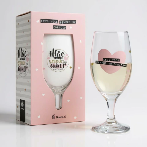 TAÇA DE VIDRO MÃE - comprar online