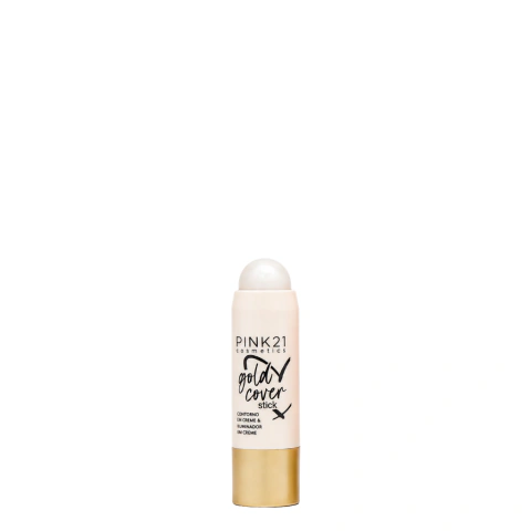 Contorno e Iluminador em Creme Gold Cover Stick Pink 21 7g