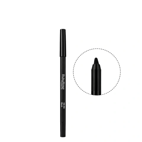 Lápis Delineador Carbon Black à Prova D´Água Ruby Rose 1,1g