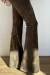 Flare Veludo Feminina Militar