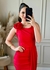 VESTIDO MIDI PRADA FLOR CINTURA RAFAELLA VERMELHO na internet