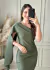 VESTIDO PALOMA PRADA VERDE OLIVA - loja online