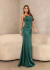 VESTIDO MAYSA LONGO VERDE ESMERALDA na internet