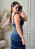 VESTIDO TRICOT CIRENE MARINHO - Via K. Rose - Moda Feminina