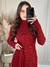 BLUSA DE DEDINHO TRICOT POWER MARSALA - comprar online