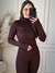PRÉ VENDA - BLUSA DE DEDINHO TRICOT POWER MARROM na internet