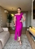 VESTIDO MIDI PRADA FLOR CINTURA RAFAELLA FÚCSIA - Via K. Rose - Moda Feminina
