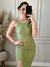 VESTIDO MIDI MODAL MARGÔ VERDE - Via K. Rose - Moda Feminina