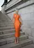 VESTIDO MIDI PRADA GABRIELA PINK