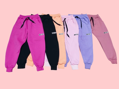 PACK 6 JOGGINGS DE NENA SUPER FRIZADOS CON CORDÓN SUPER PREMIUM TALLES DEL 4 AL 14 - comprar online
