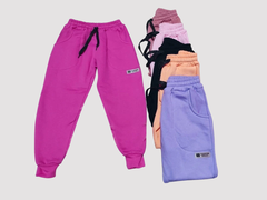 Joggings De Nena Súper Frizados Con Cordón De Lurex Mega Premium Talles Del 4 Al 14 en internet
