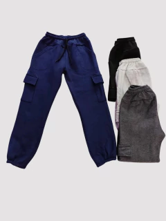 Joggings Cargo De Nene Súper Frizados Con Puño Elástico Y Cordón Calidad Premium! Talles Del 4 Al 14 - comprar online