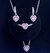 Conjunto completo Rosê - Prata 925 - comprar online