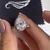 Anel Cristal em Gota - Prata 925 - comprar online