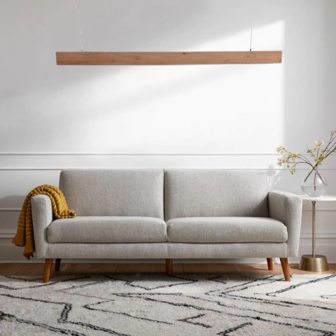 Lámpara Lisboa madera Paraíso con luz led