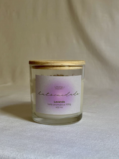Vela Aromática Sagrada – Autocuidado | Lavanda 432Hz - comprar online