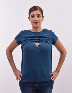Blusa de lactancia algodón - Pañaleando