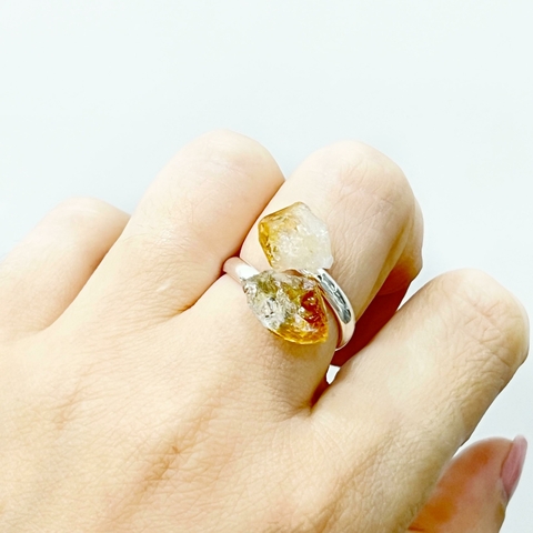 ANILLO PICO DE CITRINO