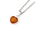 COLLAR CUORE CORNALINA