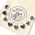 MINI DIJE CORAZON DE DRUSAS AMATISTA - comprar online