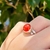 ANILLO DE PLATA Y CORNALINA en internet