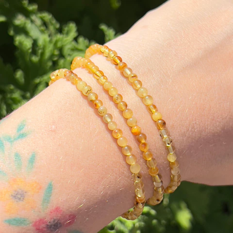 PULSERA DE AMBAR ESFERA - comprar online