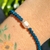 PULSERA CRISTAL CHECO DONA AZUL Y PERLA