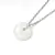 COLLAR PI ONIX BLANCO CON CADENA DE 50 CM en internet