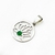 FLOR DE LOTO PEQUEÑO DE ACERO AGATA VERDE - comprar online