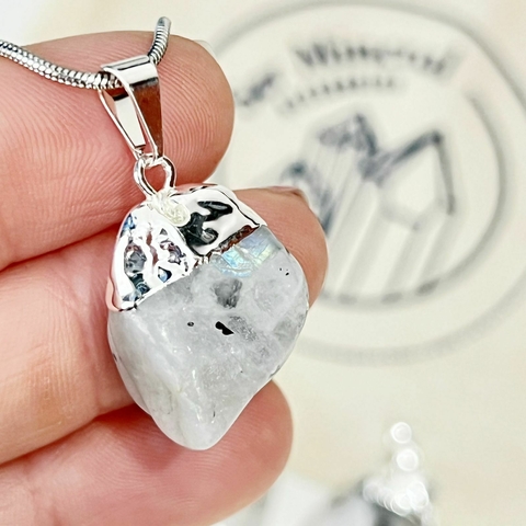 DIJE ROLADO ADULARIA (piedra de la luna)