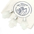 DIJE MEDALLON MANO FATIMA ONIX BLANCO - Ser Mineral Accesorios