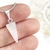 DIJE PENDULO ONIX BLANCO PEQUEÑO - comprar online
