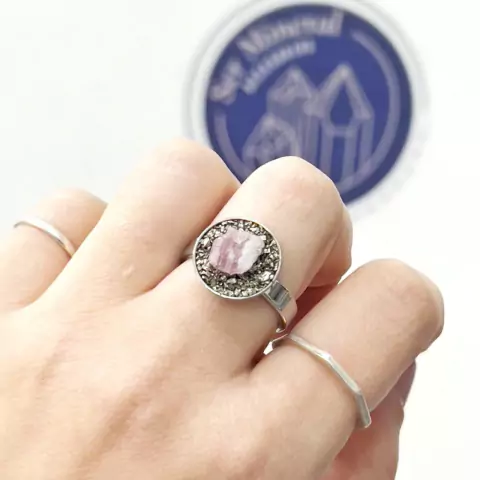 ANILLO CAZUELA TURMALINA ROSA