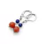 ARITOS DE CORAL Y LAPISLAZULI