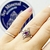 ANILLO NUDO DE BRUJA ACERO AMATISTA - comprar online